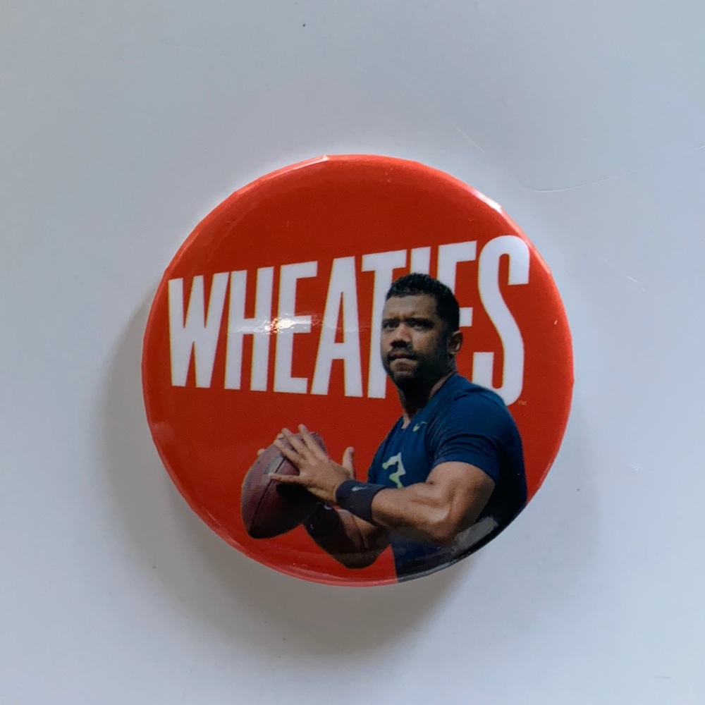 Wheaties Russel Wilson Seattle Seahawks Pin